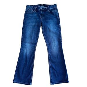 Lucky Brand Low Rise Bootcut Jeans Size 6 Dark Blue Denim